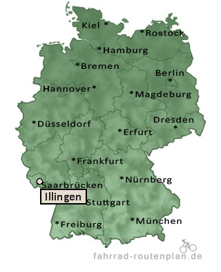 Entfernung Illingen