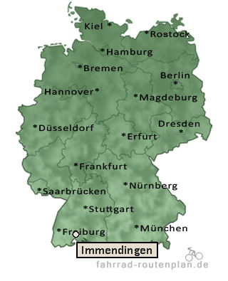 Entfernung Immendingen