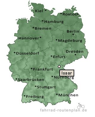 Entfernung Isaar