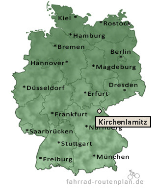 Entfernung Kirchenlamitz