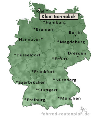 Entfernung Klein Bennebek