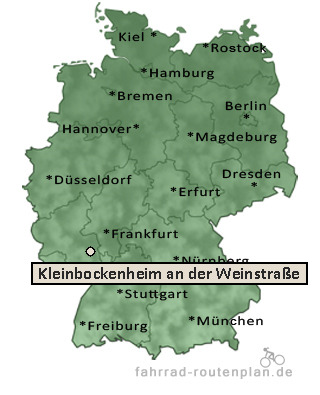 Entfernung Kleinbockenheim an der Weinstra&szlig;e