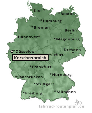 Entfernung Korschenbroich