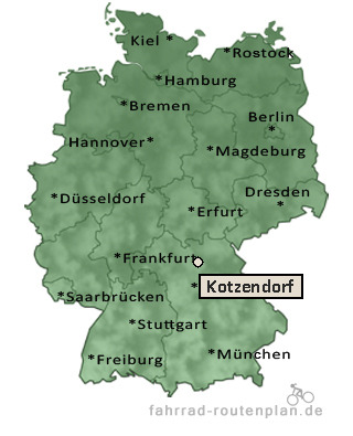 Entfernung Kotzendorf