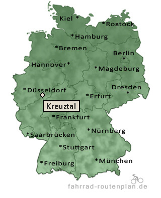 Entfernung Kreuztal