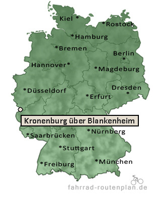 Entfernung Kronenburg &uuml;ber Blankenheim