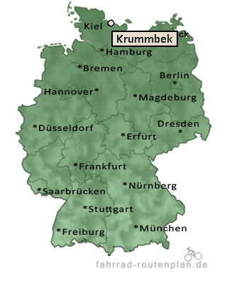 Entfernung Krummbek