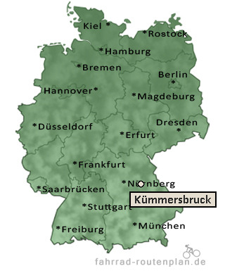 Entfernung Kümmersbruck