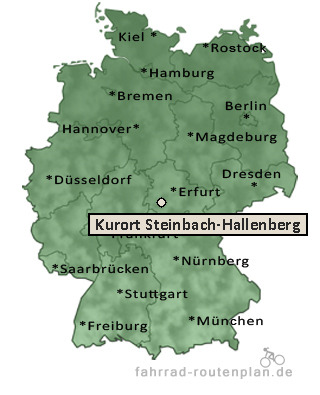 Entfernung Kurort Steinbach-Hallenberg
