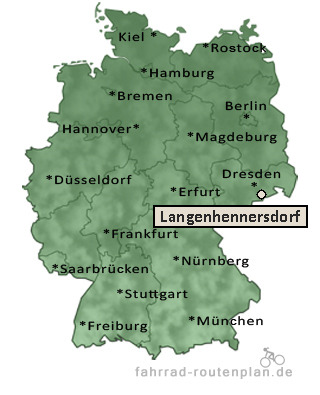 Entfernung Langenhennersdorf