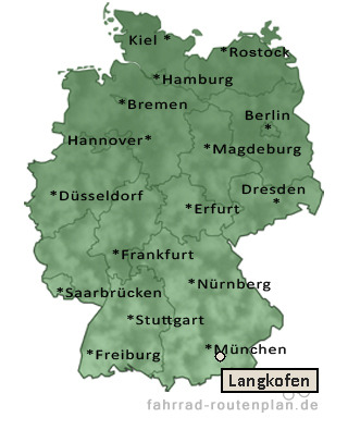 Entfernung Langkofen