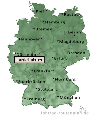 Entfernung Lank-Latum