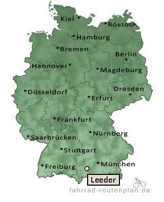 Entfernung Leeder