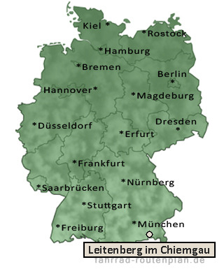 Entfernung Leitenberg im Chiemgau