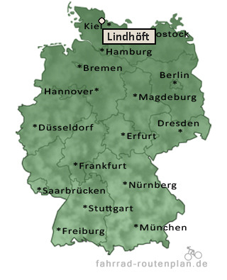 Entfernung Lindh&ouml;ft