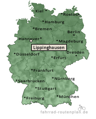 Entfernung Lippinghausen