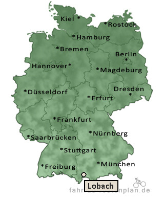 Entfernung Lobach