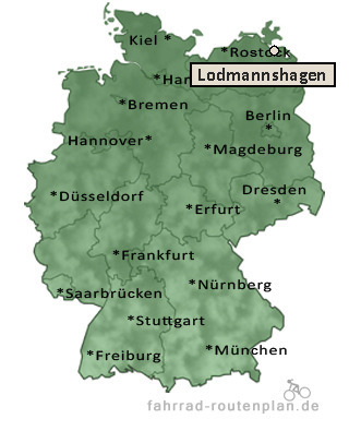 Entfernung Lodmannshagen