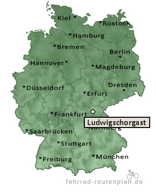 Entfernung Ludwigschorgast