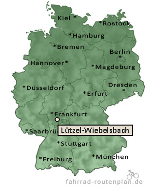 Entfernung L&uuml;tzel-Wiebelsbach