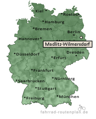 Entfernung Madlitz-Wilmersdorf