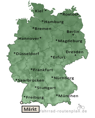 Entfernung M&auml;rkt