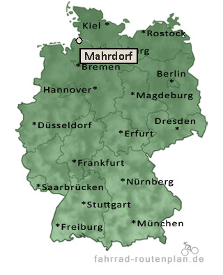 Entfernung Mahrdorf