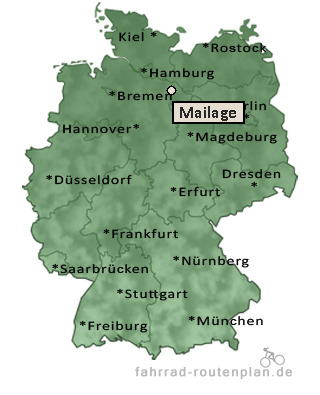 Entfernung Mailage