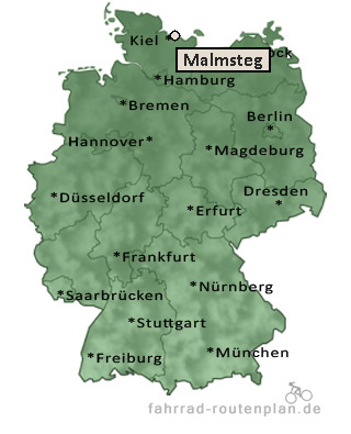 Entfernung Malmsteg