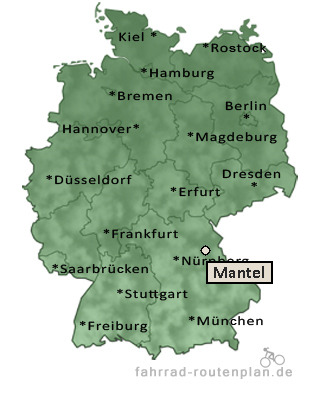 Entfernung Mantel