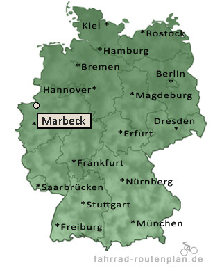 Entfernung Marbeck