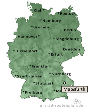 Entfernung Moosf&uuml;rth