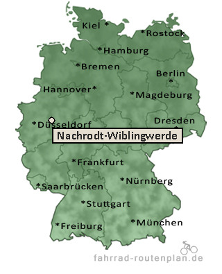 Entfernung Nachrodt-Wiblingwerde