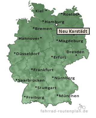Entfernung Neu Karstädt