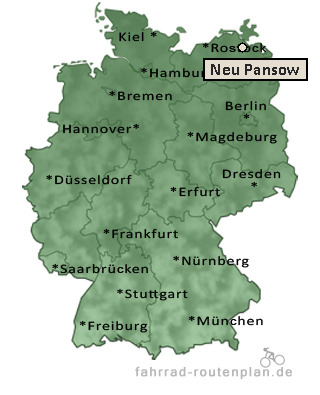 Entfernung Neu Pansow