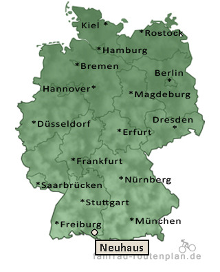 Entfernung Neuhaus