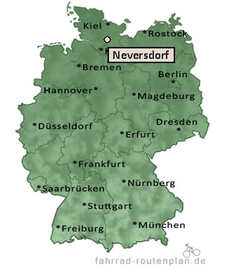 Entfernung Neversdorf
