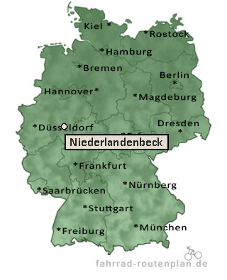 Entfernung Niederlandenbeck
