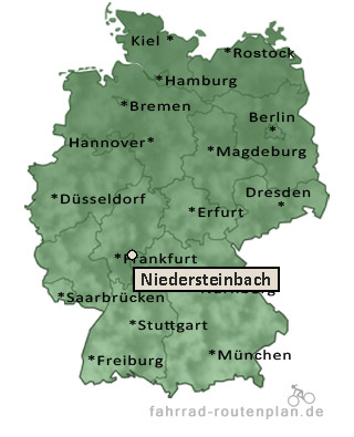 Entfernung Niedersteinbach