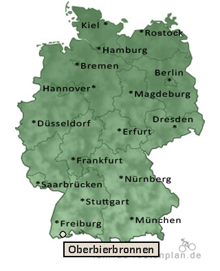 Entfernung Oberbierbronnen