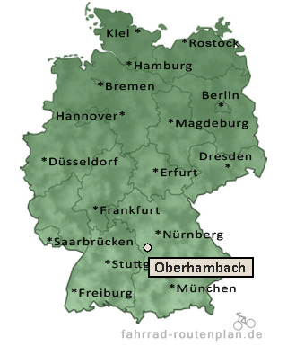 Entfernung Oberhambach