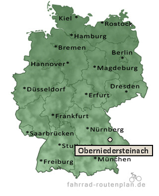 Entfernung Oberniedersteinach