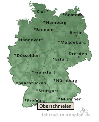 Entfernung Oberschmeien