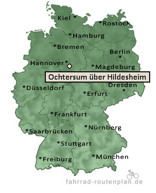 Entfernung Ochtersum &uuml;ber Hildesheim