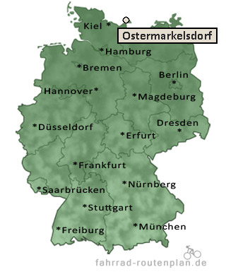 Entfernung Ostermarkelsdorf
