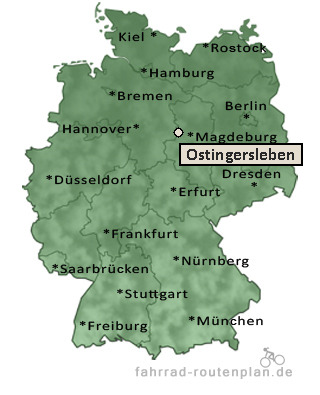 Entfernung Ostingersleben