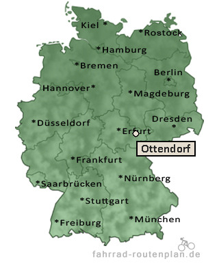 Entfernung Ottendorf
