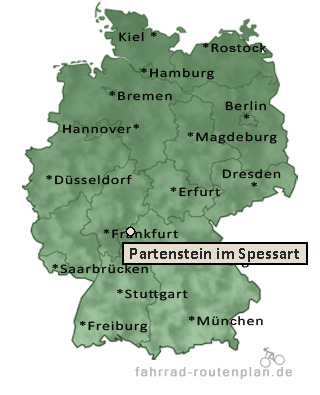 Entfernung Partenstein im Spessart