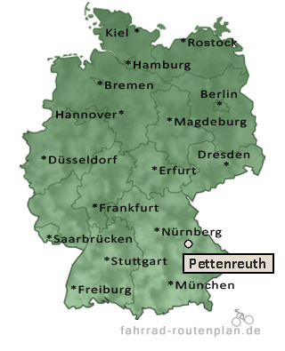 Entfernung Pettenreuth