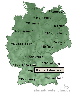 Entfernung Raboldshausen